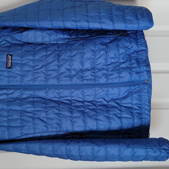 Womens Blue Nano Puff Patagonia Jacket - Picture 3 of 6